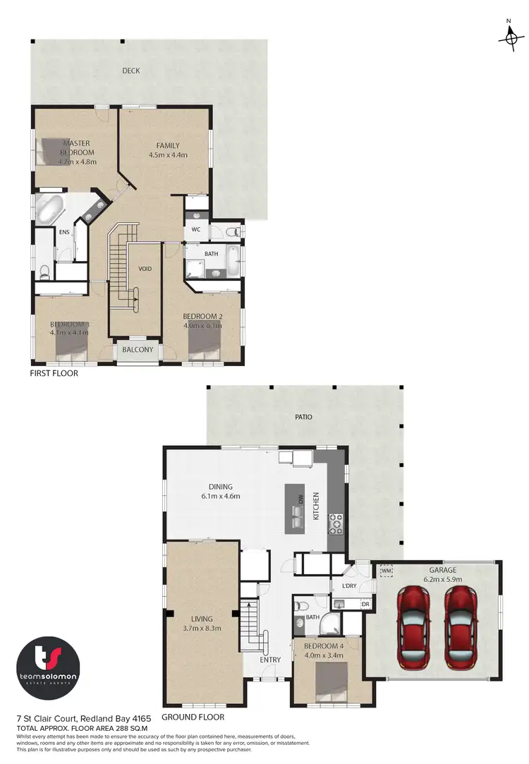 Floorplan of Homely house listing, 7 St Clair Court, Redland Bay QLD 4165