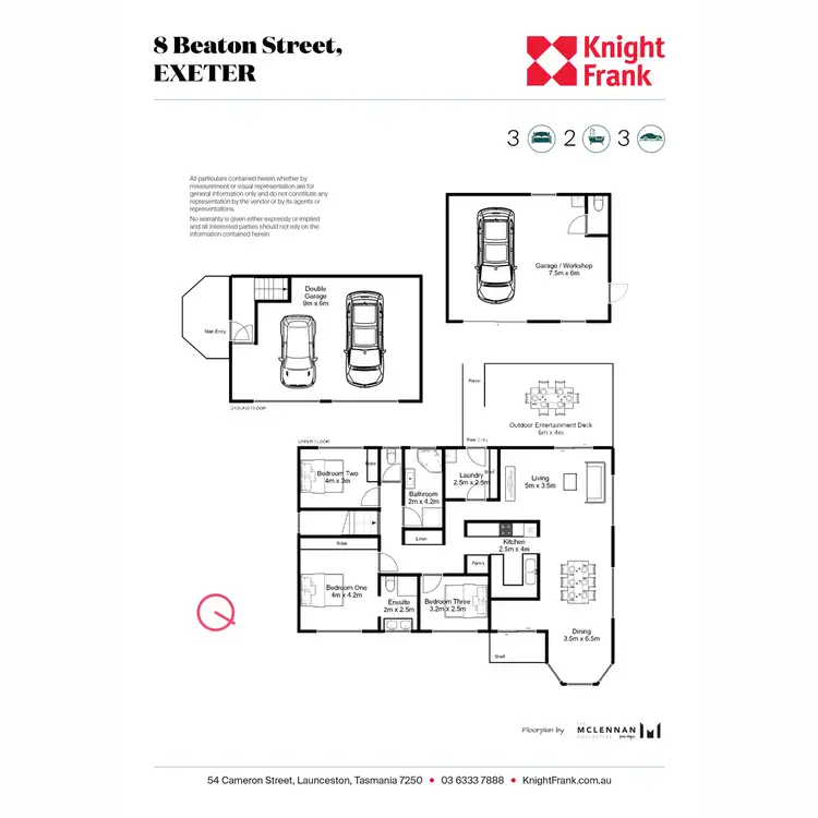 Floorplan of Homely house listing, 8 Beaton Street, Exeter TAS 7275