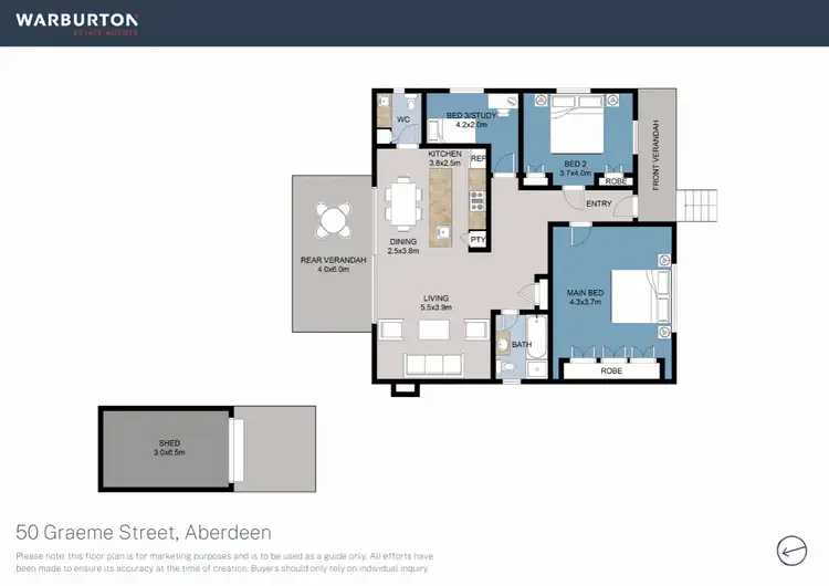 Floorplan of Homely house listing, 50 Graeme Street, Aberdeen NSW 2336