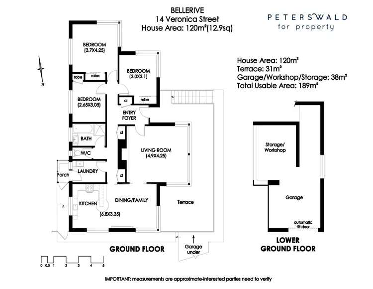 Floorplan of Homely house listing, 14 Veronica Street, Bellerive TAS 7018