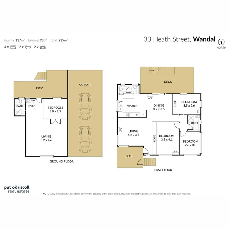 Floorplan of Homely house listing, 33 Heath Street, Wandal QLD 4700