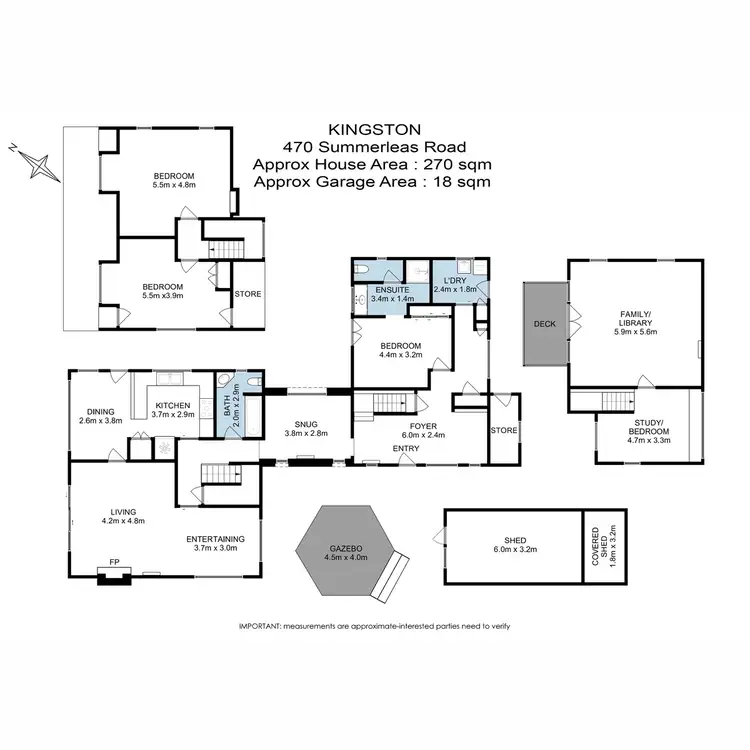Floorplan of Homely house listing, 470 Summerleas Road, Kingston TAS 7050