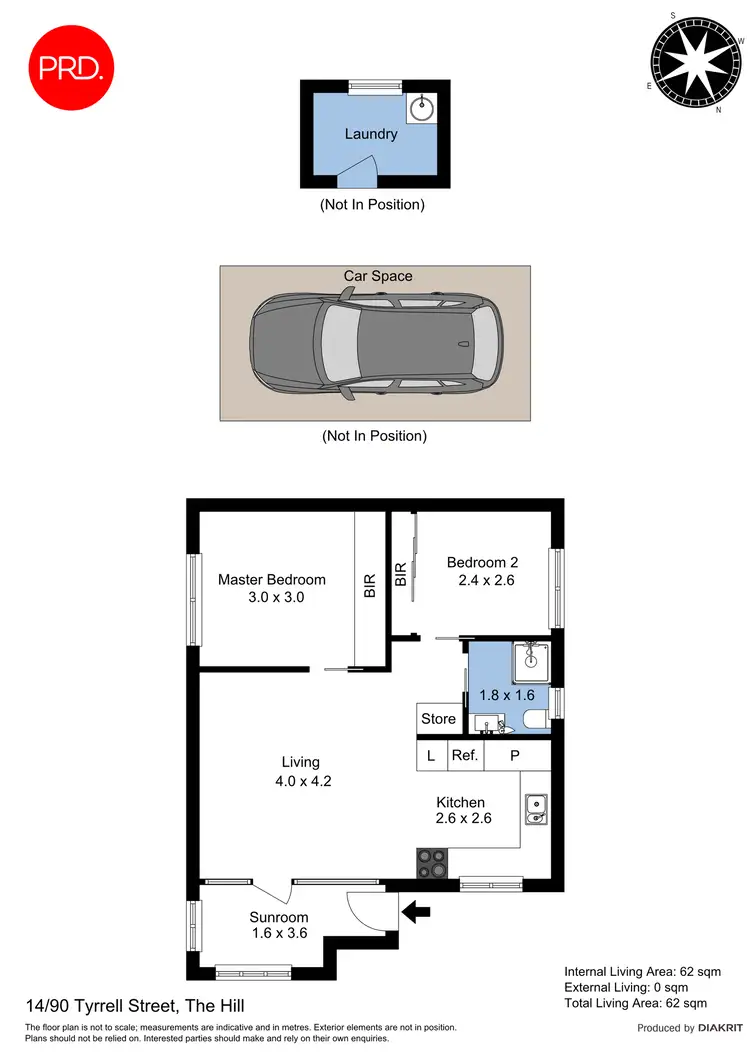 Floorplan of Homely apartment listing, 14/90 Tyrrell Street, The Hill NSW 2300