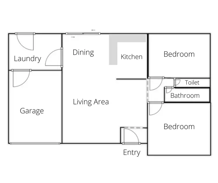 Floorplan of Homely unit listing, 2/7 Spring Street, Orange NSW 2800