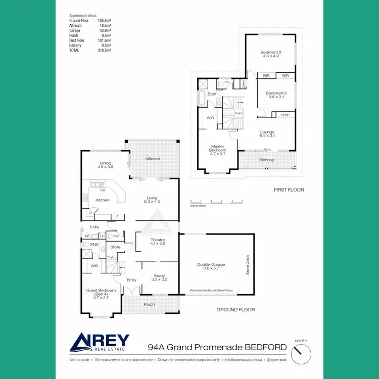 Floorplan of Homely house listing, 94a Grand Promenade, Bedford WA 6052