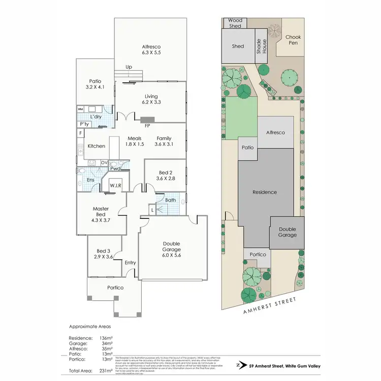 Floorplan of Homely house listing, 59 Amherst Street, White Gum Valley WA 6162