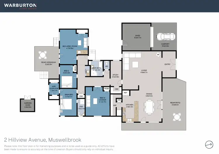 Floorplan of Homely house listing, 2 Hillview Avenue, Muswellbrook NSW 2333