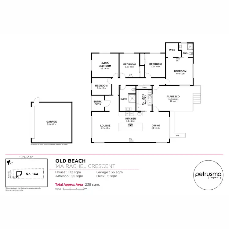 Floorplan of Homely house listing, 14a Rachel Crescent, Old Beach TAS 7017