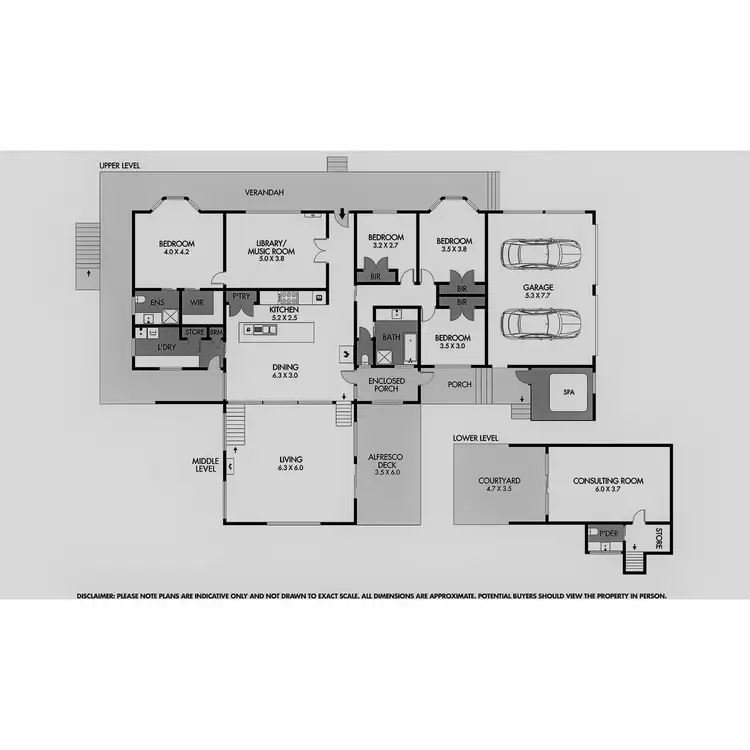 Floorplan of Homely house listing, 34-36 Coronae Drive, Clifton Springs VIC 3222