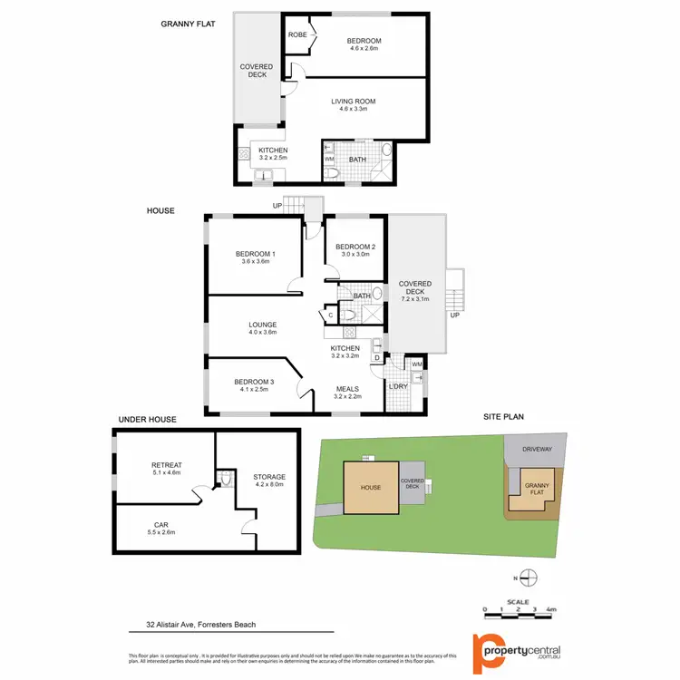 Floorplan of Homely house listing, 32 Alistair Avenue, Forresters Beach NSW 2260