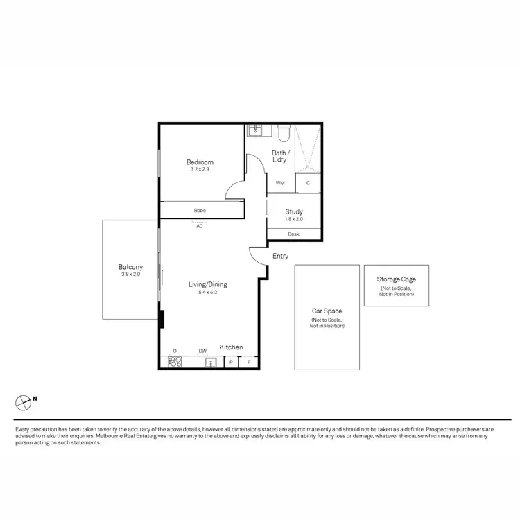 Floorplan of Homely apartment listing, 505/36 Lynch Street, Hawthorn VIC 3122
