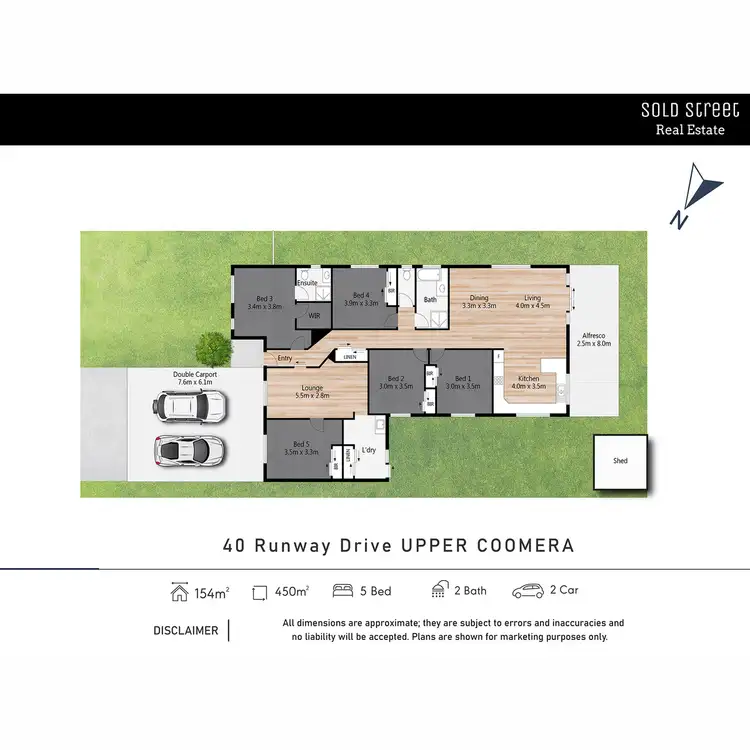 Floorplan of Homely house listing, 40 Runway Drive, Upper Coomera QLD 4209