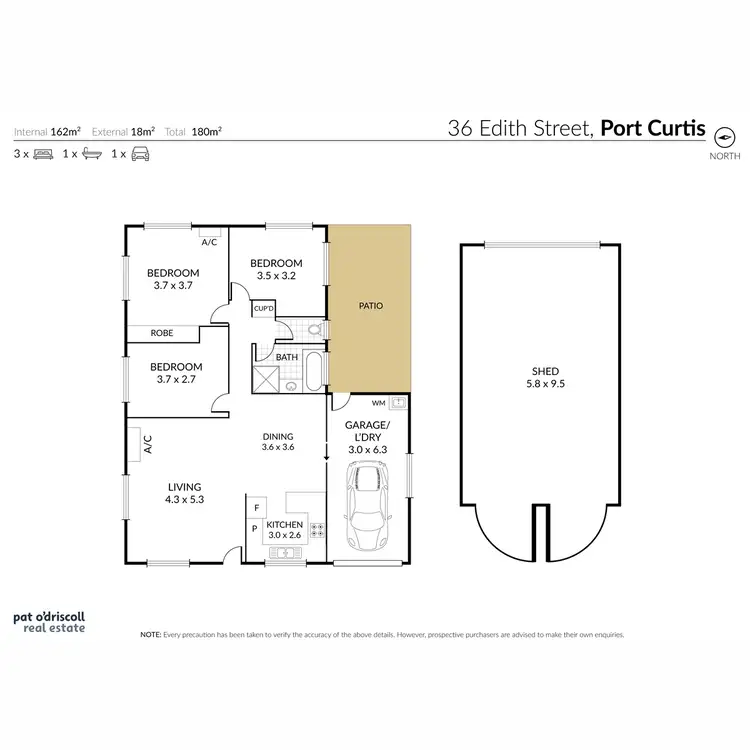 Floorplan of Homely rural property listing, 36 Edith Street, Port Curtis QLD 4700