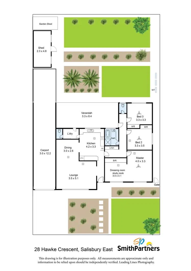 Floorplan of Homely house listing, 28 Hawke Crescent, Salisbury East SA 5109