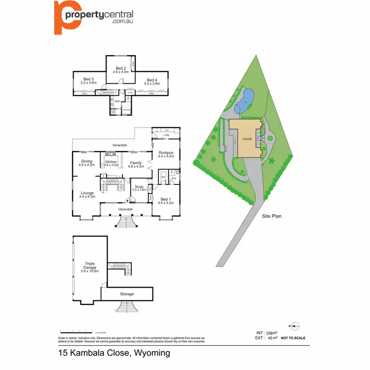 Floorplan of Homely house listing, 15 Kambala Close, Wyoming NSW 2250
