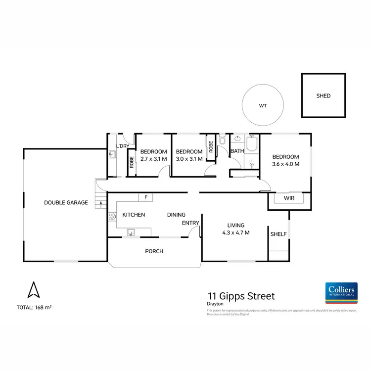 Floorplan of Homely house listing, 11 Gipps Street, Drayton QLD 4350