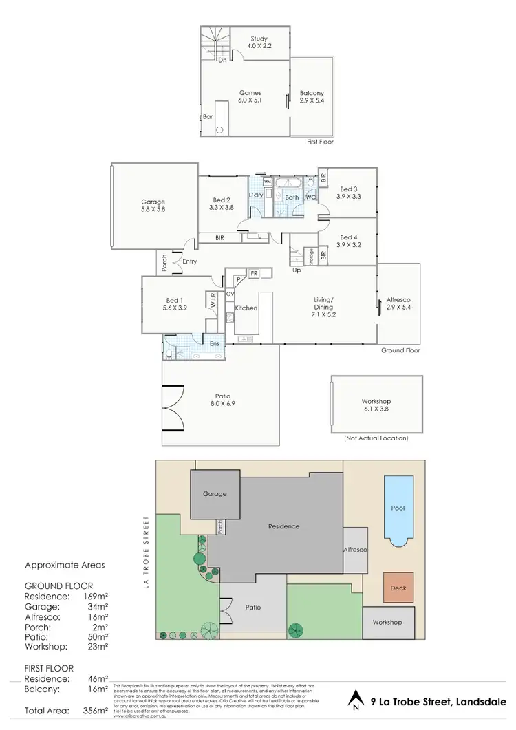 Floorplan of Homely house listing, 9 La Trobe Street, Landsdale WA 6065