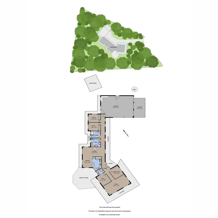 Floorplan of Homely house listing, 5 Bower Court, Emerald VIC 3782