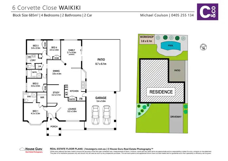 Floorplan of Homely house listing, 6 Corvette Close, Waikiki WA 6169