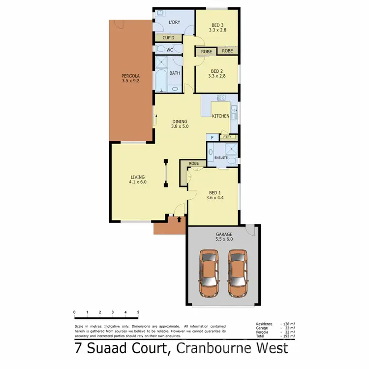 Floorplan of Homely house listing, 7 Suaad Court, Cranbourne West VIC 3977
