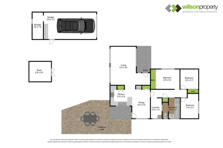 Floorplan of Homely house listing, 4 Jackson Street, Traralgon VIC 3844