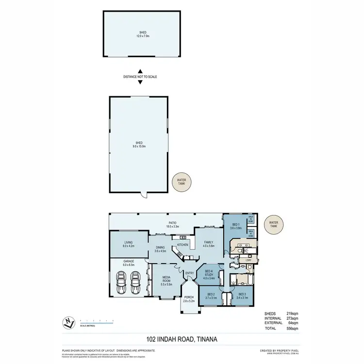 Floorplan of Homely house listing, 102 Iindah Road East, Tinana QLD 4650