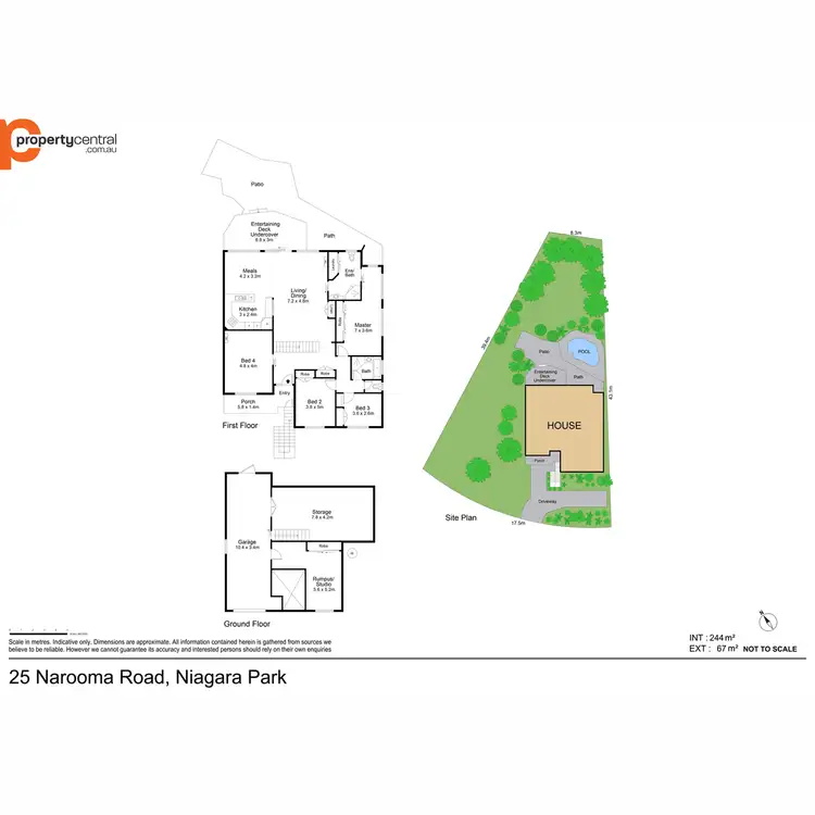 Floorplan of Homely house listing, 25 Narooma Road, Niagara Park NSW 2250