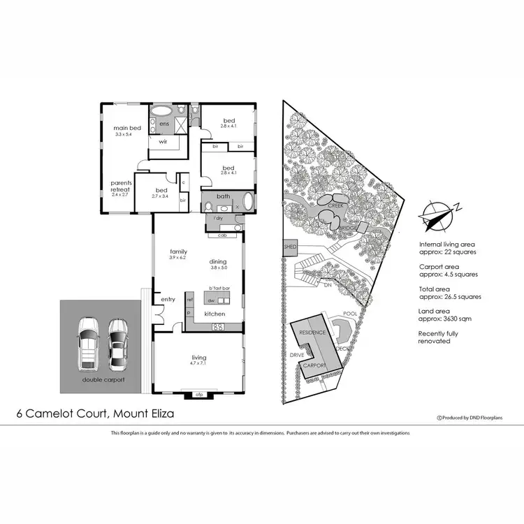Floorplan of Homely house listing, 6 Camelot Court, Mount Eliza VIC 3930