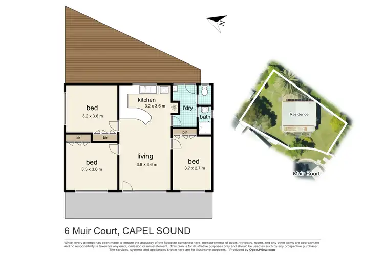 Floorplan of Homely house listing, 6 Muir Court, Capel Sound VIC 3940