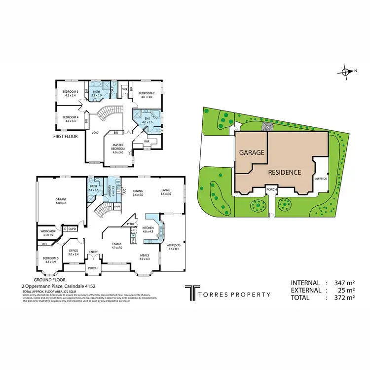 Floorplan of Homely house listing, 2 Oppermann Place, Carindale QLD 4152