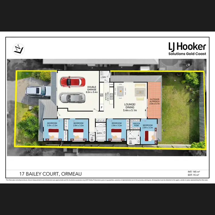 Floorplan of Homely house listing, 17 Bailey Court, Ormeau QLD 4208