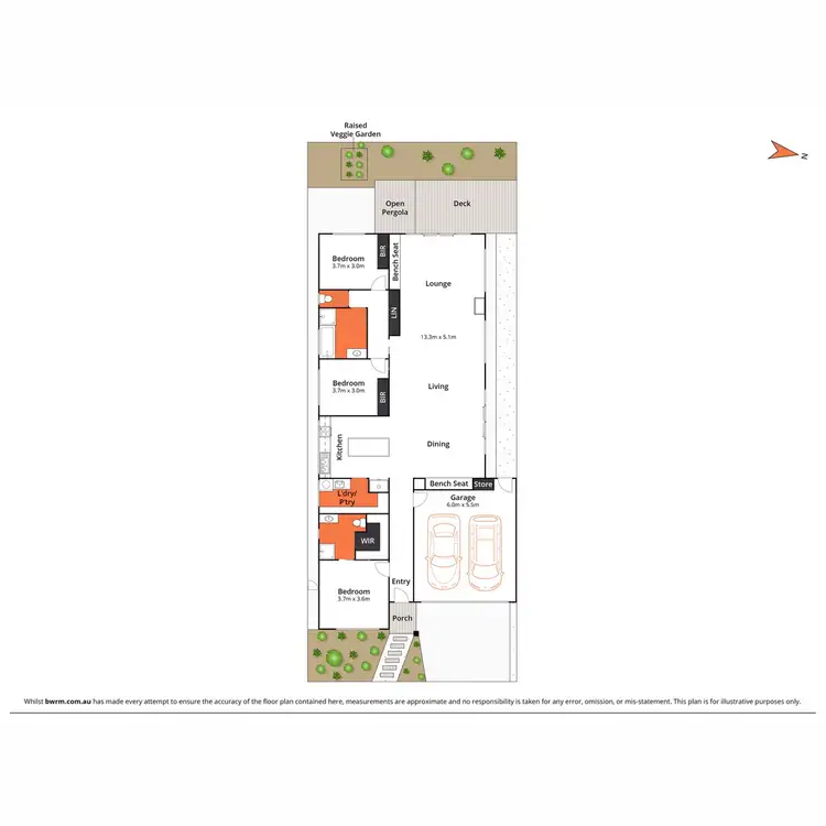 Floorplan of Homely house listing, 13 Rochford Drive, Armstrong Creek VIC 3217