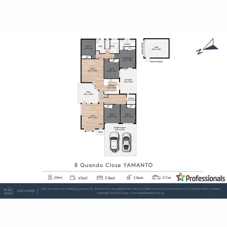 Floorplan of Homely house listing, L5/68 Quando Close, Yamanto QLD 4305