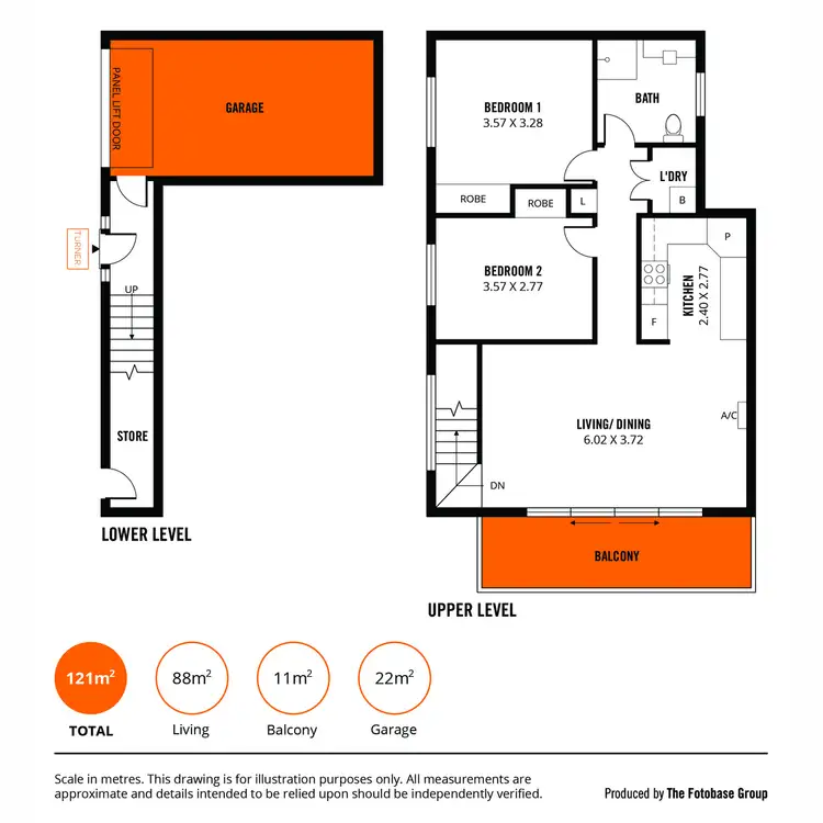 Floorplan of Homely townhouse listing, 1 Sauvignon Street, Andrews Farm SA 5114