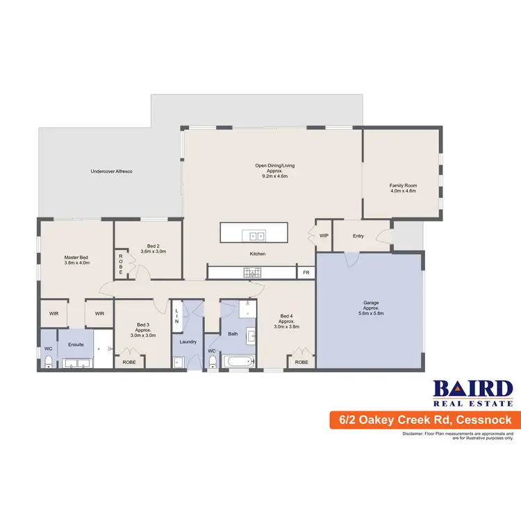 Floorplan of Homely house listing, 6/2 Oakey Creek Road, Pokolbin NSW 2320