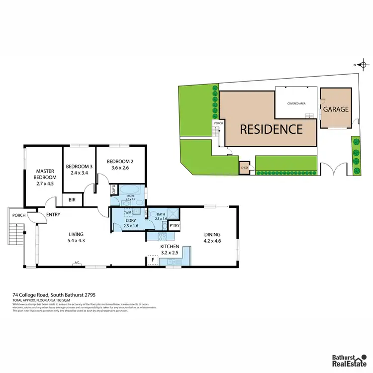 Floorplan of Homely house listing, 74 College Road, South Bathurst NSW 2795