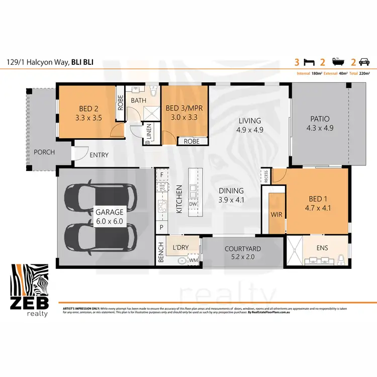 Floorplan of Homely house listing, 129/1 Halcyon Way, Bli Bli QLD 4560