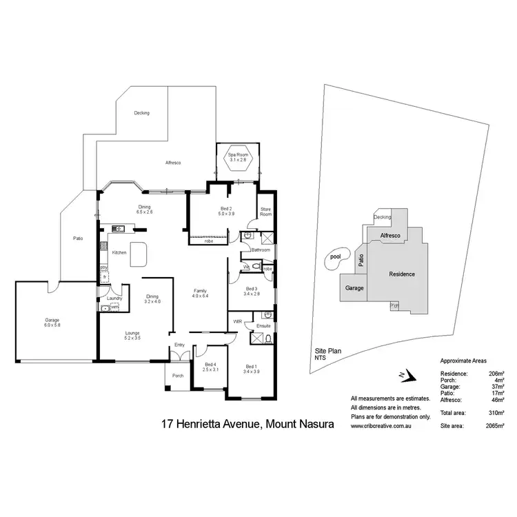 Floorplan of Homely house listing, 17 Henrietta Avenue, Mount Nasura WA 6112