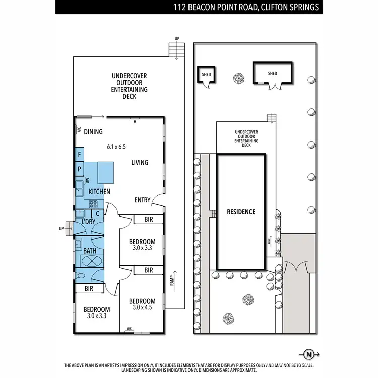 Floorplan of Homely house listing, 112 Beacon Point Road, Clifton Springs VIC 3222
