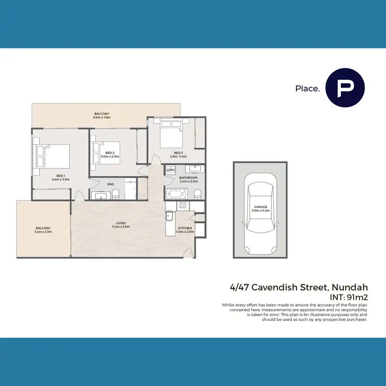 Floorplan of Homely unit listing, 4/47 Cavendish Street, Nundah QLD 4012
