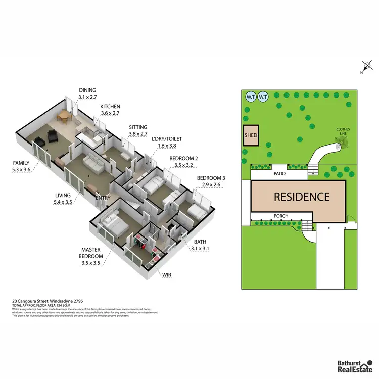 Floorplan of Homely house listing, 20 Cangoura Street, Windradyne NSW 2795