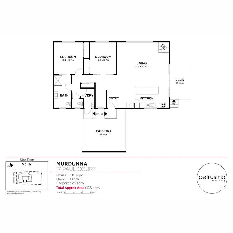 Floorplan of Homely house listing, 17 Paul Court, Murdunna TAS 7178