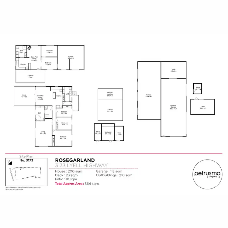 Floorplan of Homely house listing, 3173 Lyell Highway, Rosegarland TAS 7140
