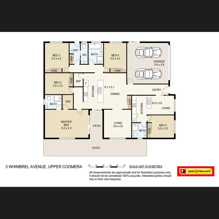 Floorplan of Homely house listing, 3 Whimbrel Avenue, Upper Coomera QLD 4209