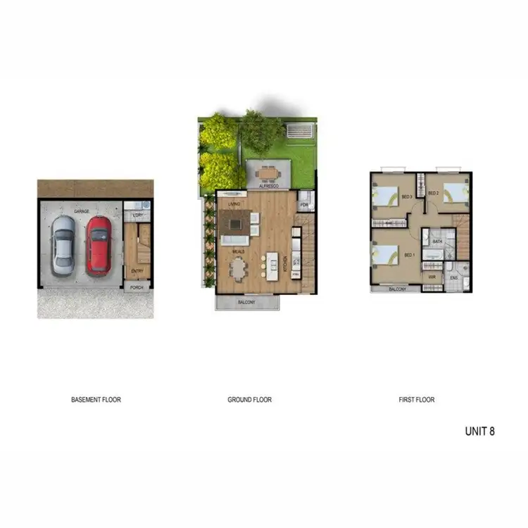 Floorplan of Homely townhouse listing, 8/9 Dudley Street, Annerley QLD 4103