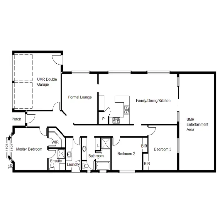 Floorplan of Homely house listing, 44 Hurcombe Crescent, Port Augusta West SA 5700