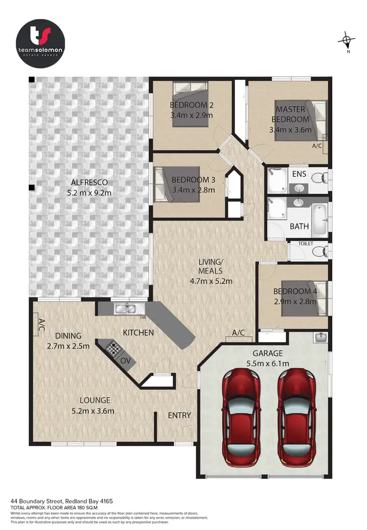 Floorplan of Homely house listing, 44 Boundary Street, Redland Bay QLD 4165