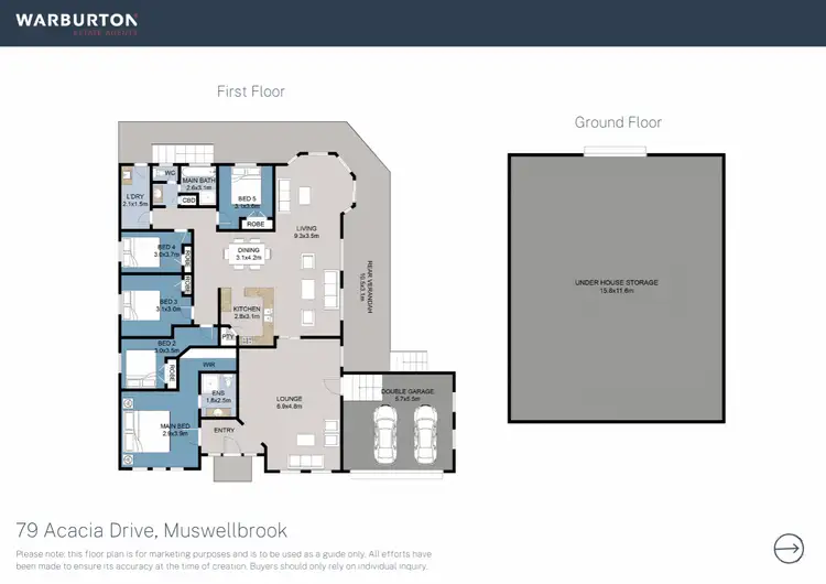 Floorplan of Homely house listing, 79 Acacia Drive, Muswellbrook NSW 2333