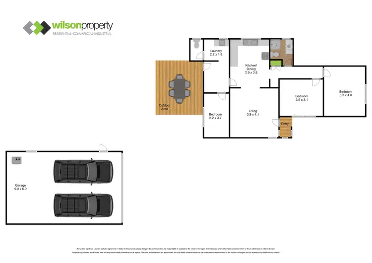 Floorplan of Homely house listing, 2 Steele Court, Traralgon VIC 3844