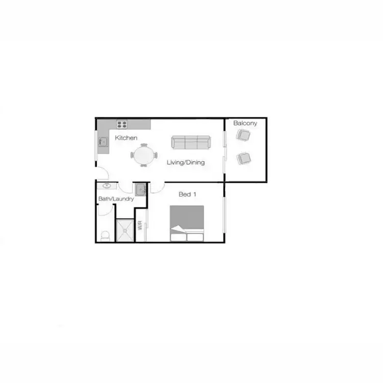 Floorplan of Homely unit listing, 11/81-87 Guide Street, Clifton Beach QLD 4879